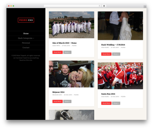 WordPress theme Magtastico - pedroch3.com