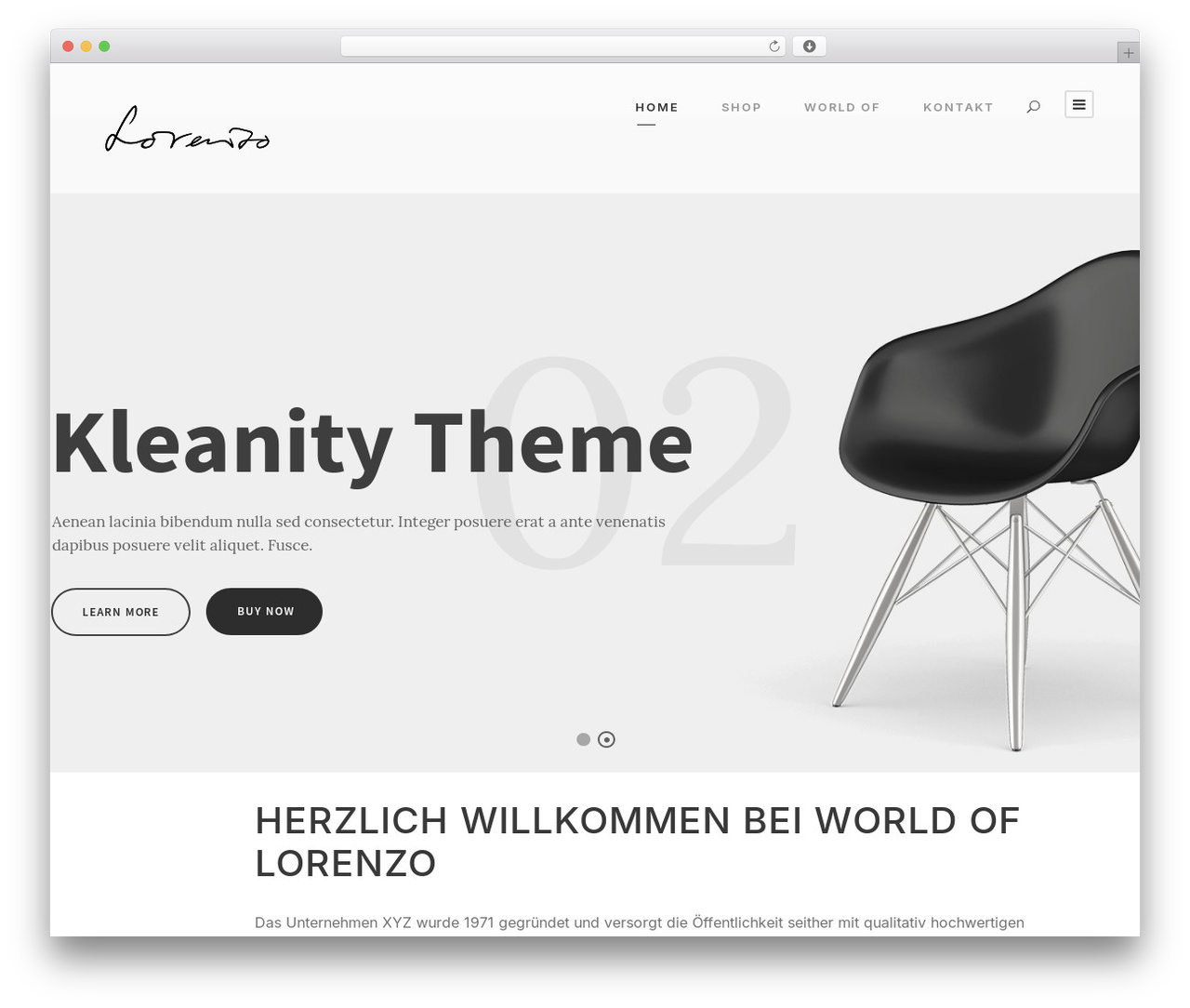 WordPress website theme Kleanity - worldoflorenzo.com WordPress website theme Kleanity - worldoflorenzo.com