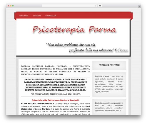 zeeTasty WordPress theme - psicoterapiaparma.it