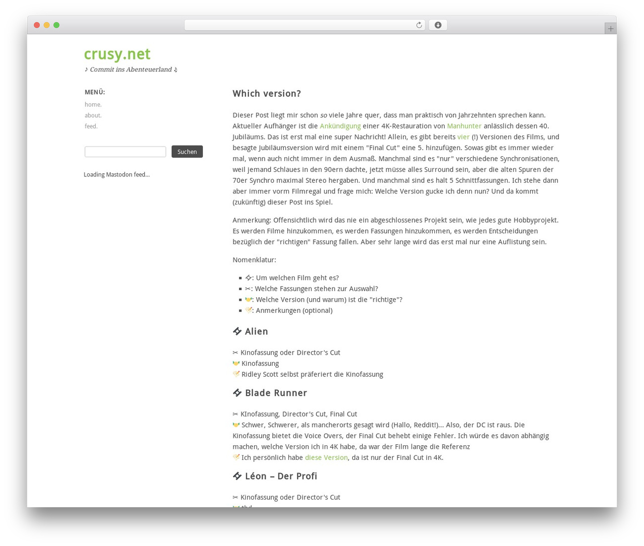 Ari - WordPress.com WordPress theme - blog.crusy.net
