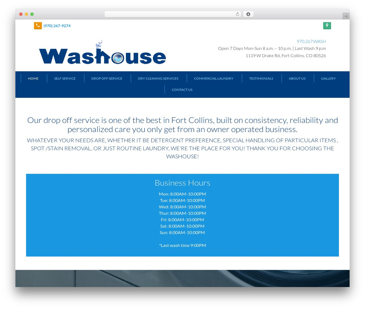 Beacon Theme WordPress theme - washouse.com