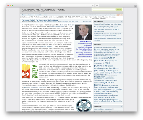 Blocks2 WordPress theme design - purchasingnegotiationtraining.com