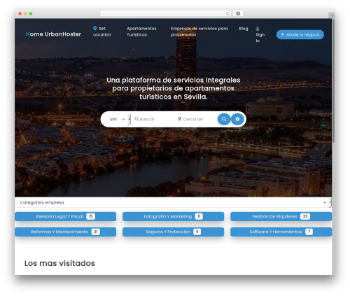 BlockStrap WordPress theme - sevillaapartamentos.com