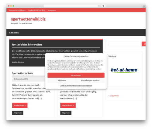 Dynamico pro WordPress plugin - sportwettenwiki.biz