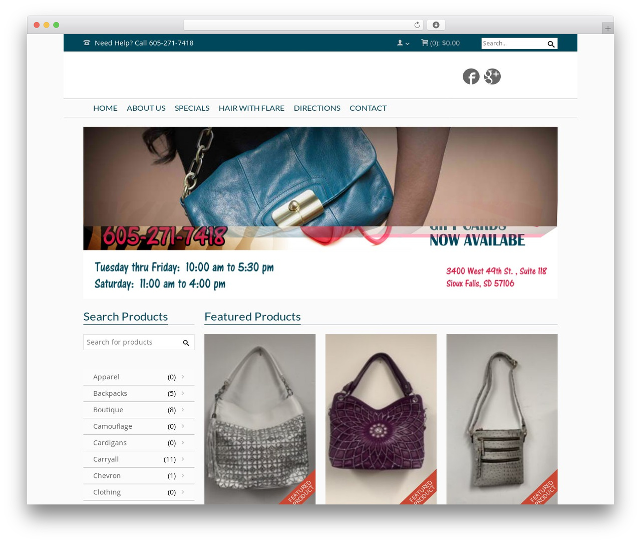 GoodStore WordPress ecommerce theme - purses2go.com