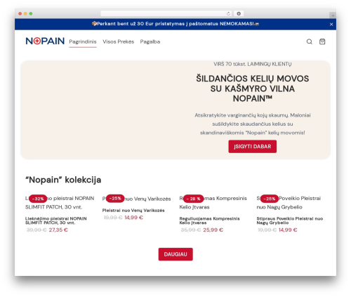 Woo lithuaniapost main WordPress plugin - nopain.lt