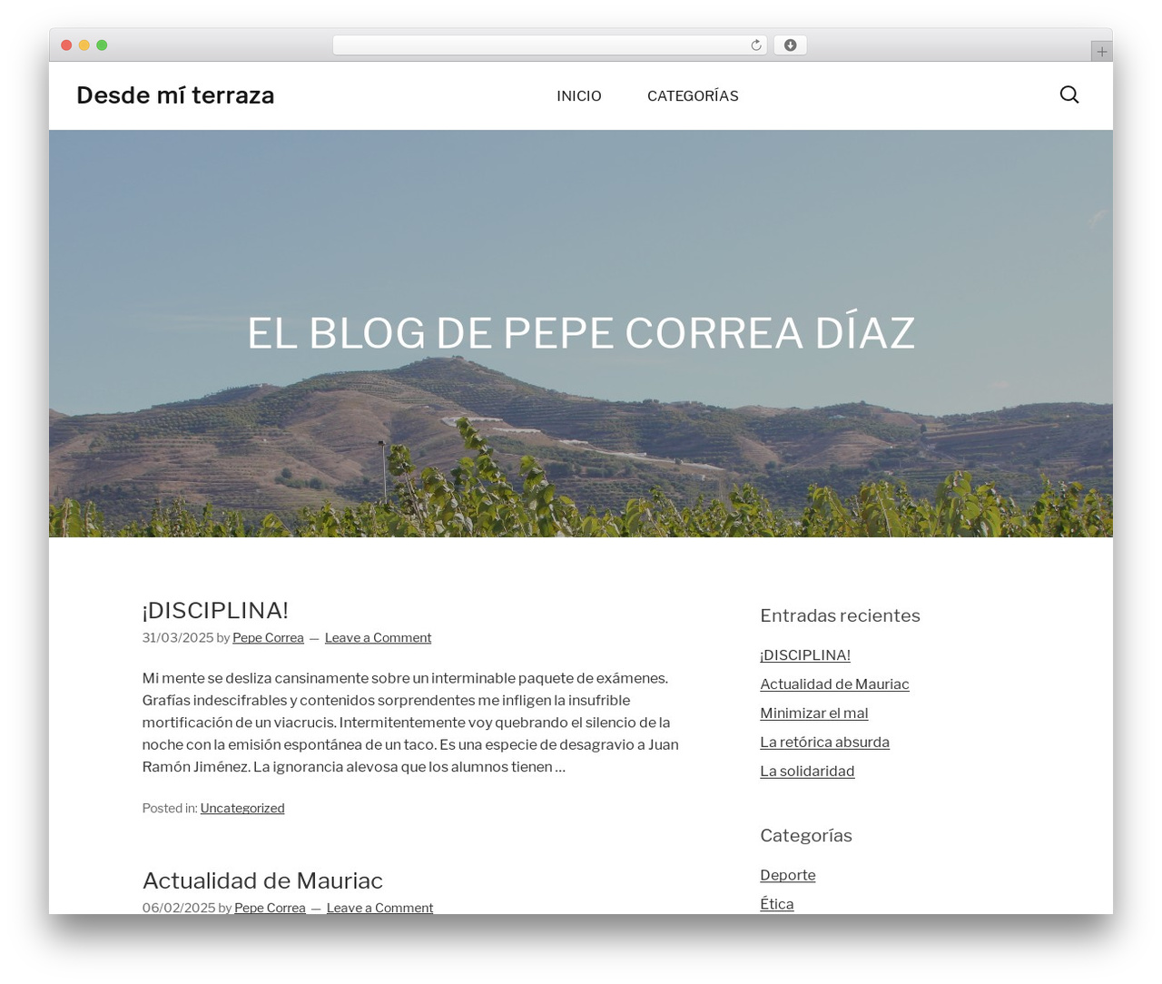 Omega WordPress theme - pecodi.com