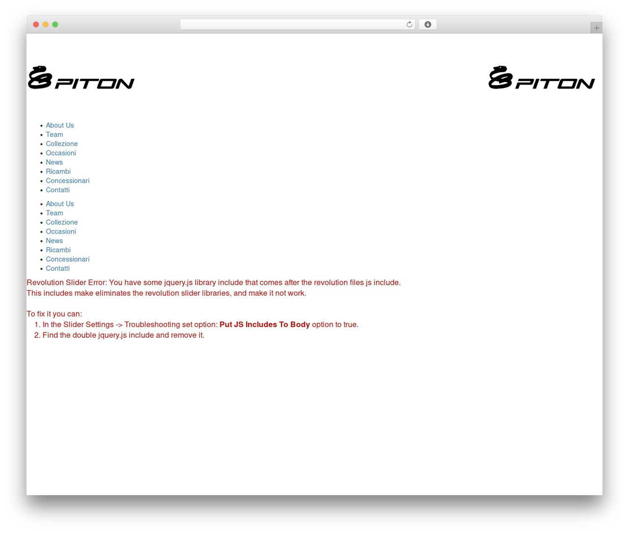 Theme WordPress Bodega - piton.it