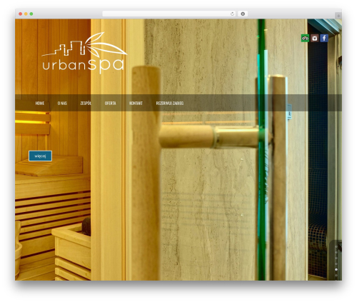 Kaya spa page widgets WordPress plugin - urbanspa.pl
