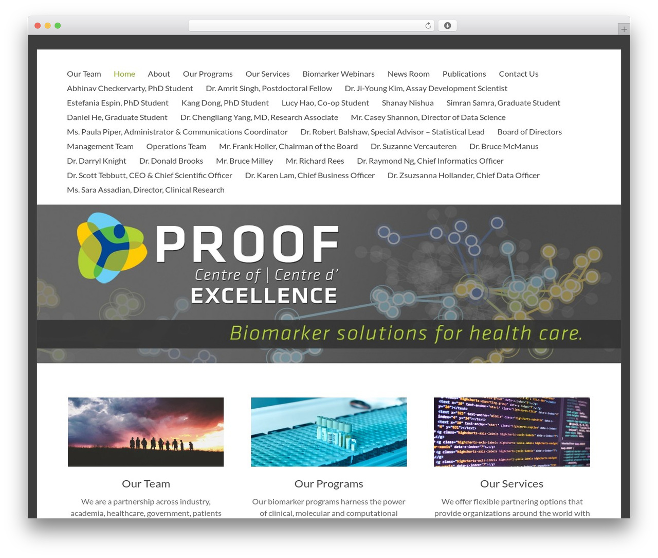 Theme WordPress Spacious - proofcentre.ca