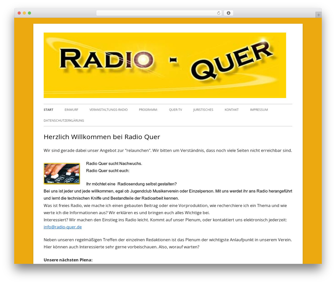 Tiny Framework free website theme - radio-quer.de Tiny Framework free website theme - radio-quer.de
