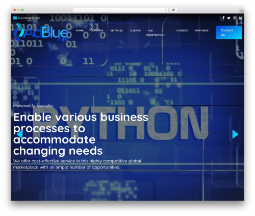 WordPress theme AdBlueInc_theme - adblueit.com