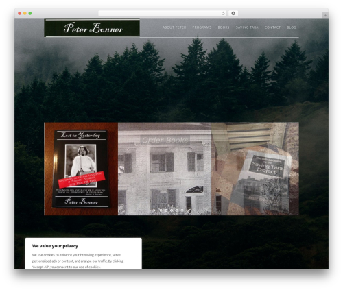 WordPress theme Peter Bonner - peterbonner.com