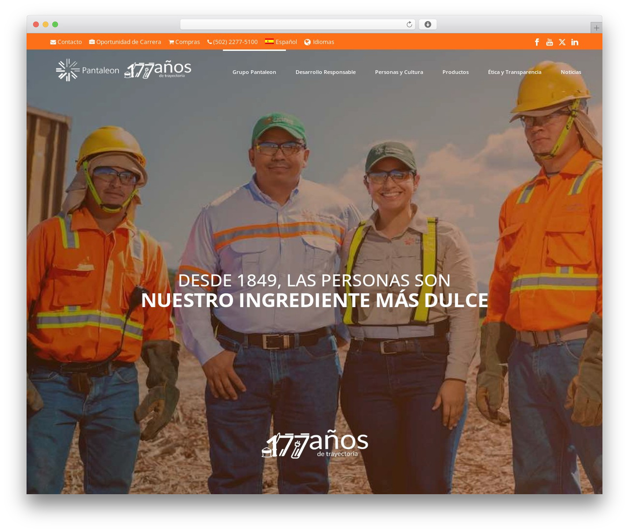 WordPress website theme pantaleon - pantaleon.com