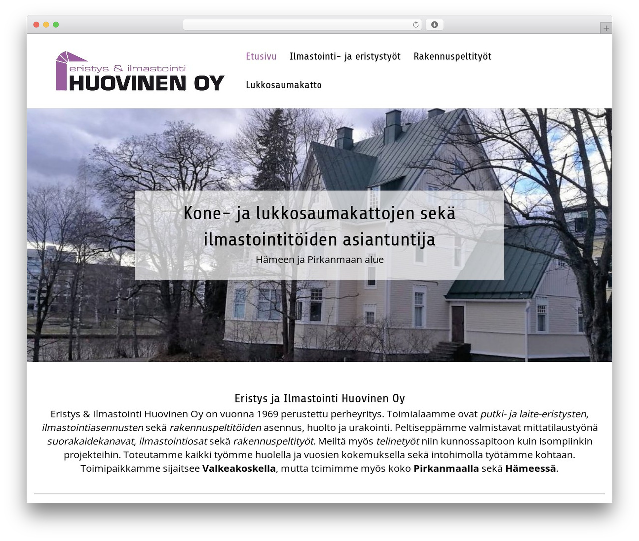 Beaver Builder Theme premium WordPress theme - huovinen.eu