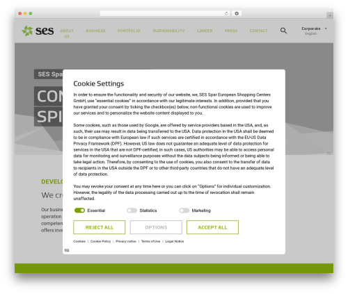 Best WordPress theme LOOP Basic Theme - ses-european.com