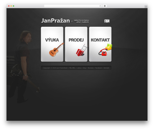 Best WordPress theme CreativeZodiac_theme - janprazan.cz