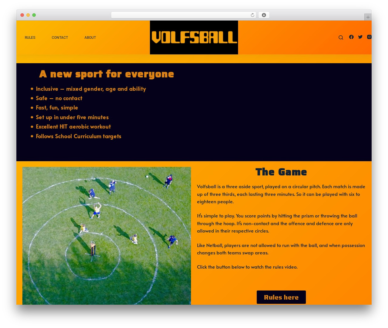 Blocksy WordPress website theme - volfsball.com