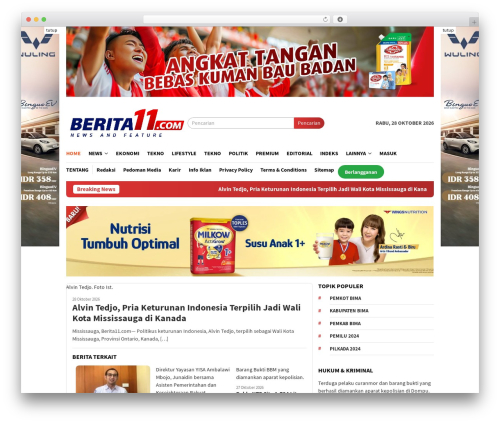 BloggingPro best WordPress magazine theme - berita11.com