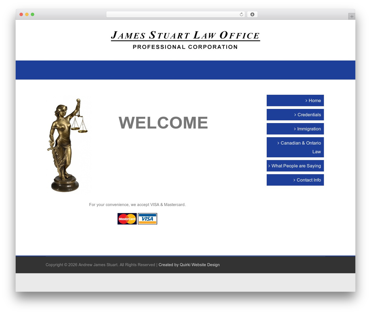 Esteem free WordPress theme - jamesstuart-lawoffice.com