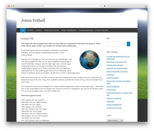 Expound theme WordPress - jotun-fotball.com