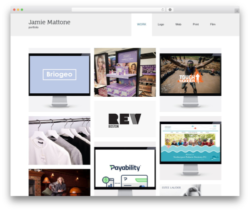 Folo WordPress theme - jamie-mattone.com