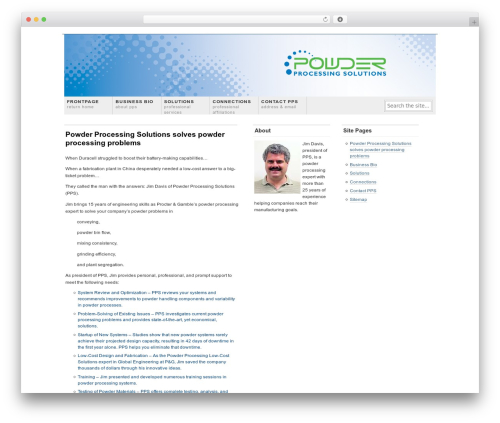 Grid Focus theme WordPress - powderprocessingsolutions.com