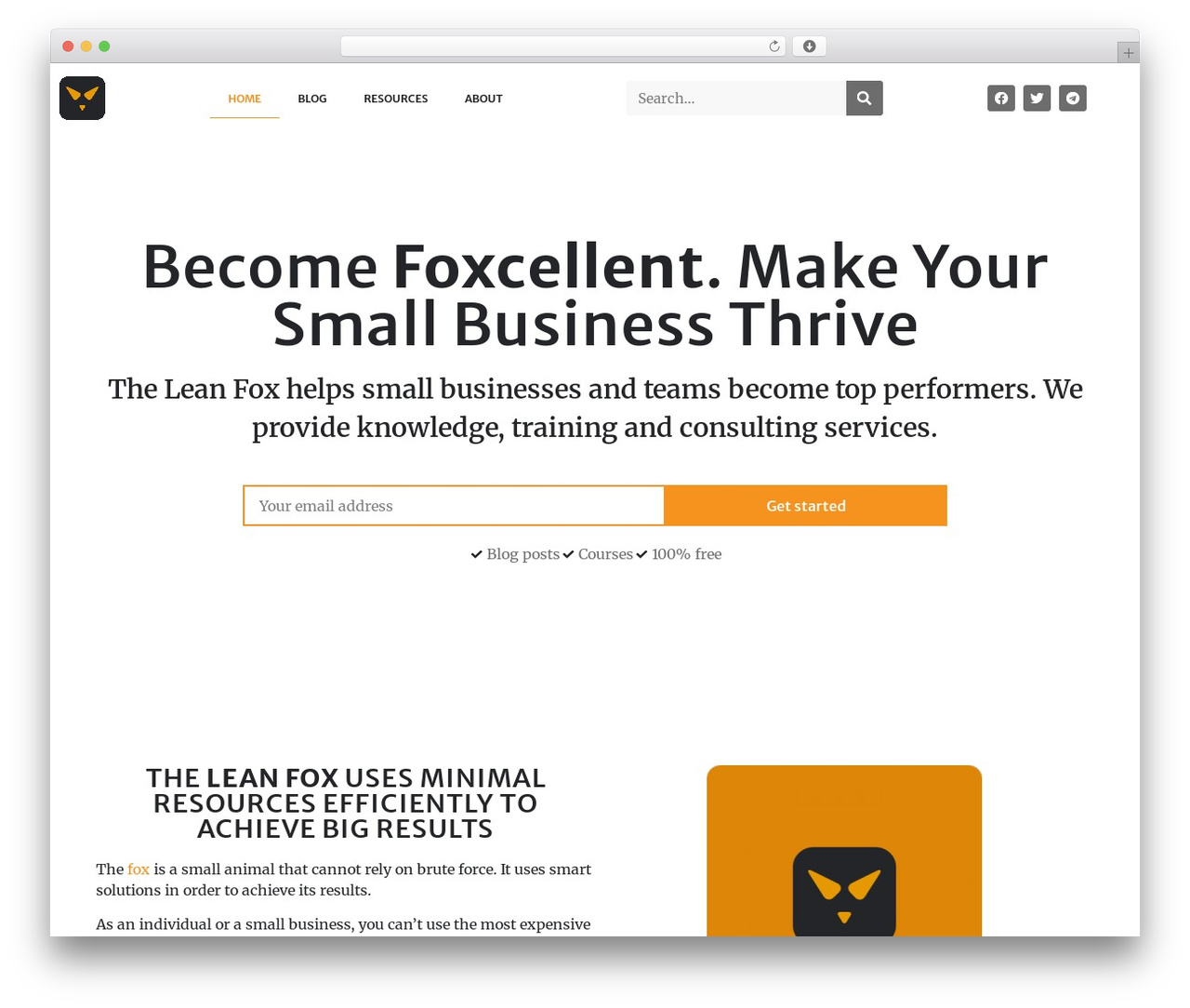Hello Elementor WordPress theme - theleanfox.com Hello Elementor WordPress theme - theleanfox.com