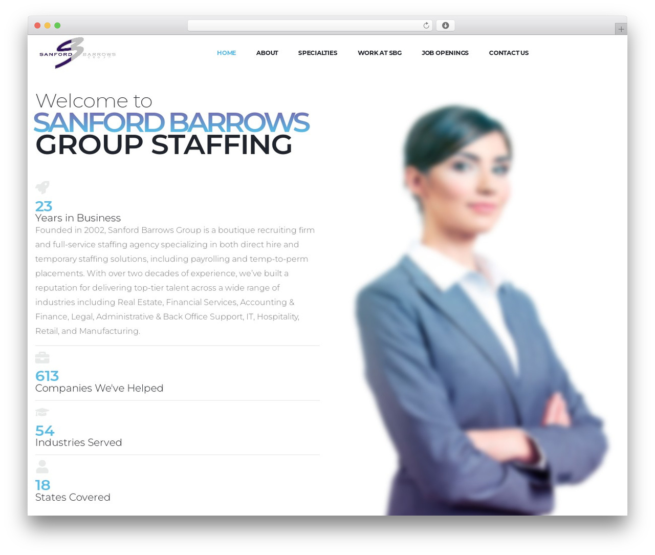 Human-Consult - Child theme WordPress theme - sanfordbarrows.com