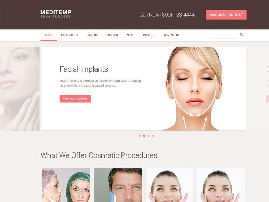Medi Temp WordPress theme by Jitu chauhan