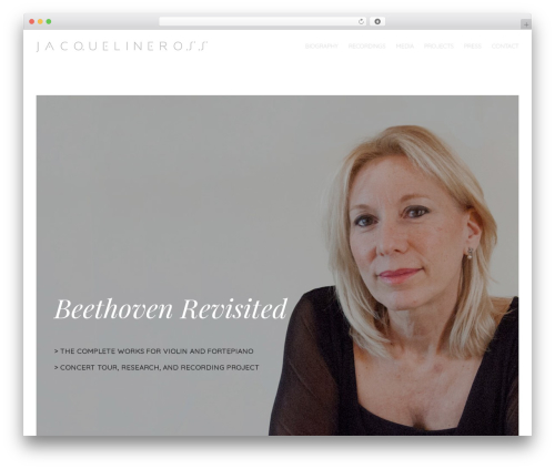 Spun WordPress theme - jacquelineross.co.uk