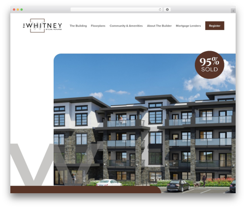 The Whitney best WordPress theme - whitneycondos.ca