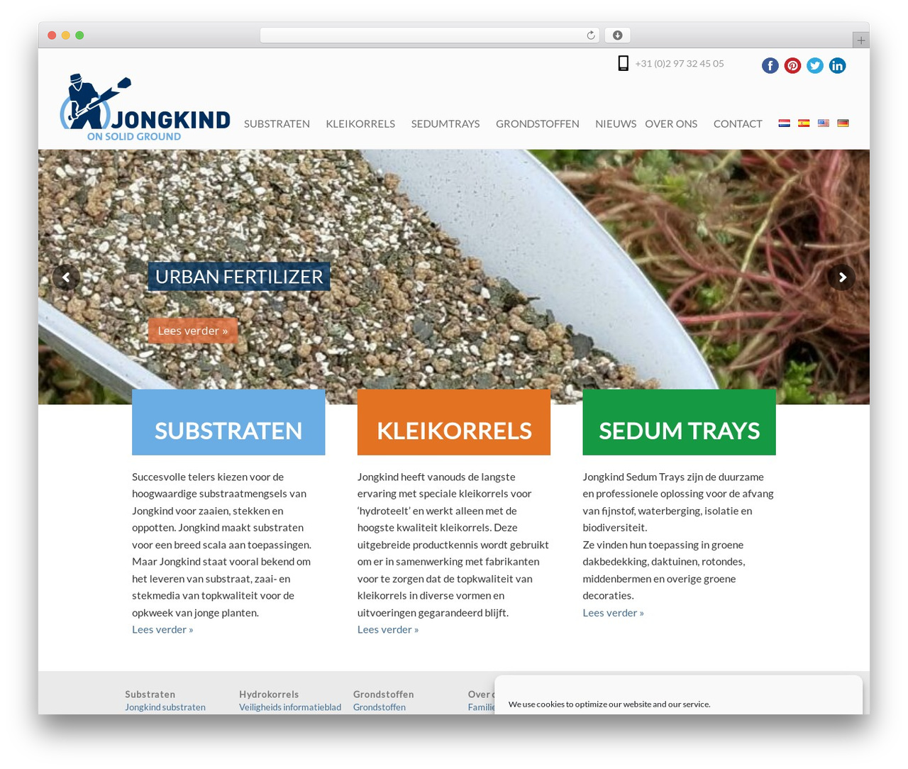 U-Design theme WordPress - jongkind-substrates.com/nl