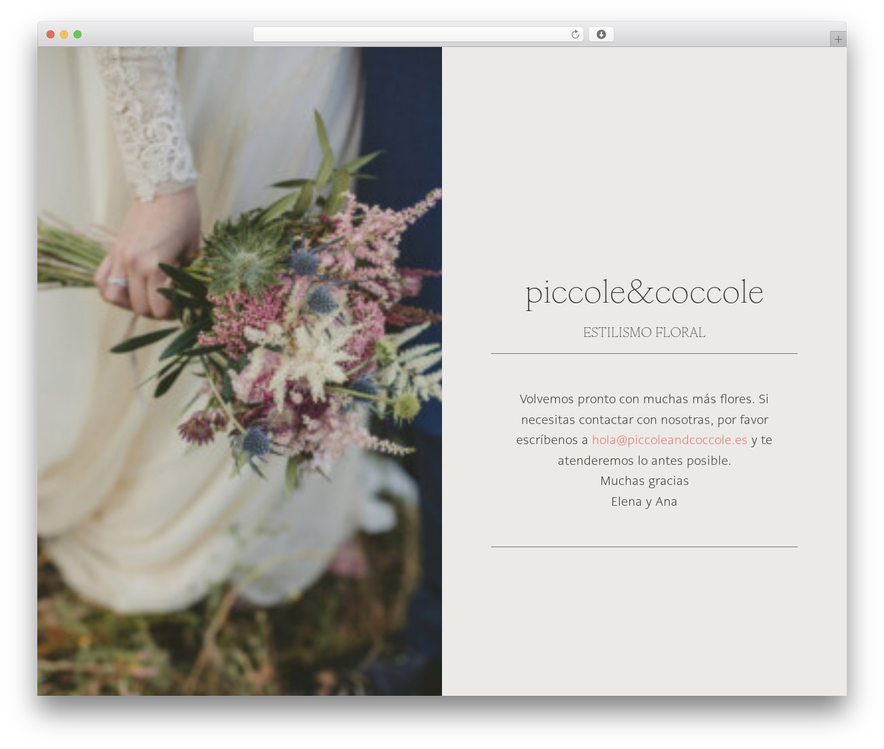 Uncode WP theme - piccoleandcoccole.es