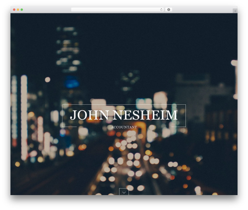 Versus Resume WP theme WordPress - johnnesheim.com