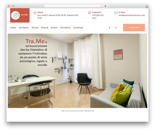 WordPress theme Sycho - associazionetrame.com