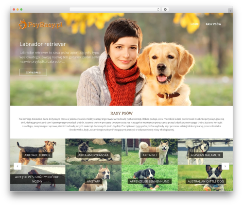 WordPress website theme Site - psyrasy.pl