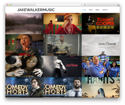 Xone premium WordPress theme - jakewalkermusic.com