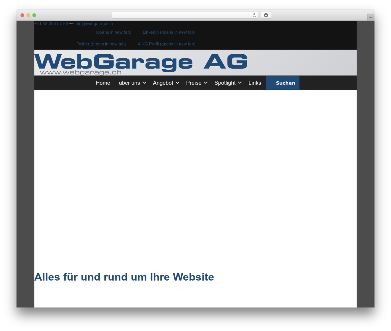 Beaver Builder Child Theme WordPress theme - webgarage.ch