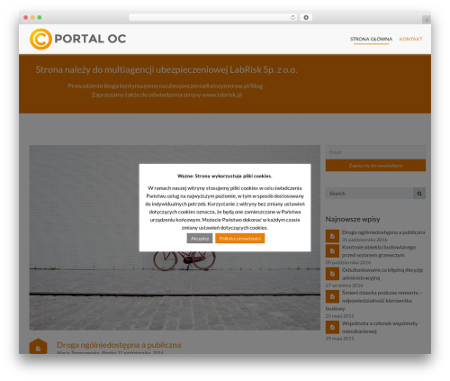Best WordPress theme Angle - portaloc.pl