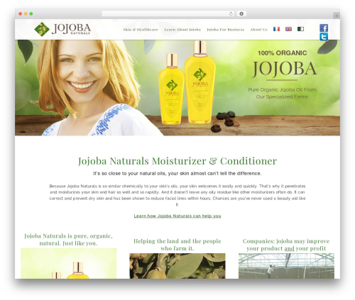 Ut portfolio WordPress plugin - jojobanaturals.com