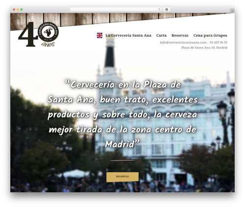 CSA2 WordPress theme - cerveceriasantaana.com
