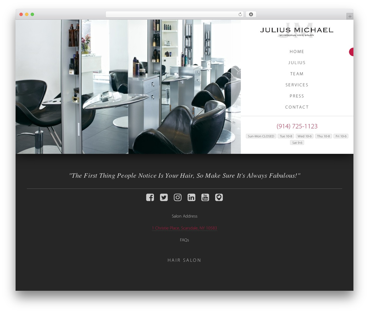 Custom Wordpress Theme WordPress theme - juliusmichael.com