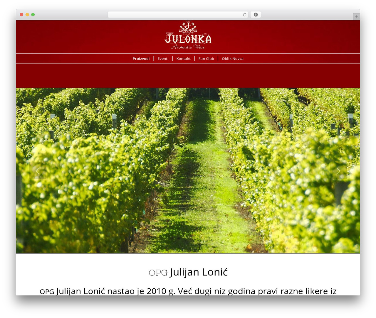 Enfold WordPress theme - julonka.com