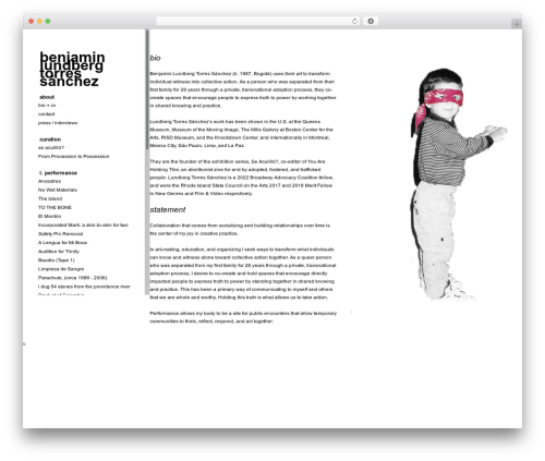 Expositio Theme WordPress theme - jointhebenjam.org