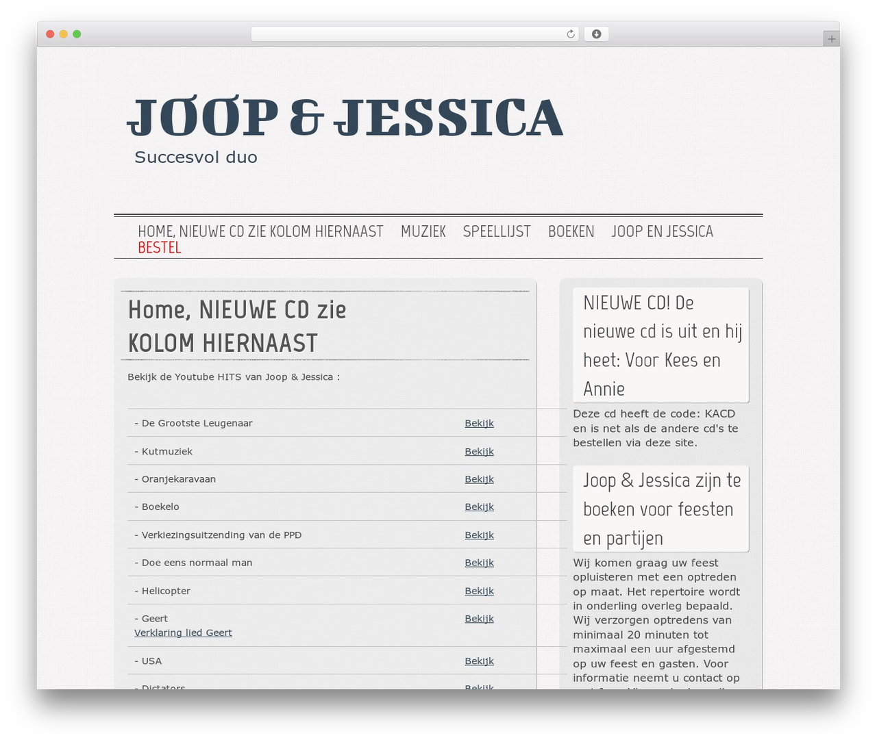 Grisaille theme WordPress - jaapfischer.nl