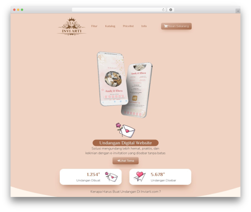 Weddingpress WordPress plugin - inviarti.com
