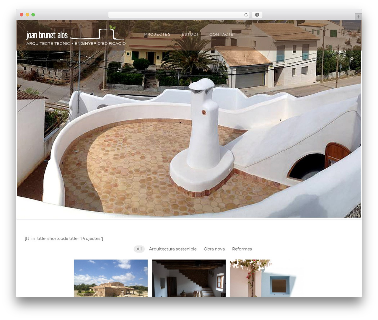 Interio WordPress theme - joanbrunet.com