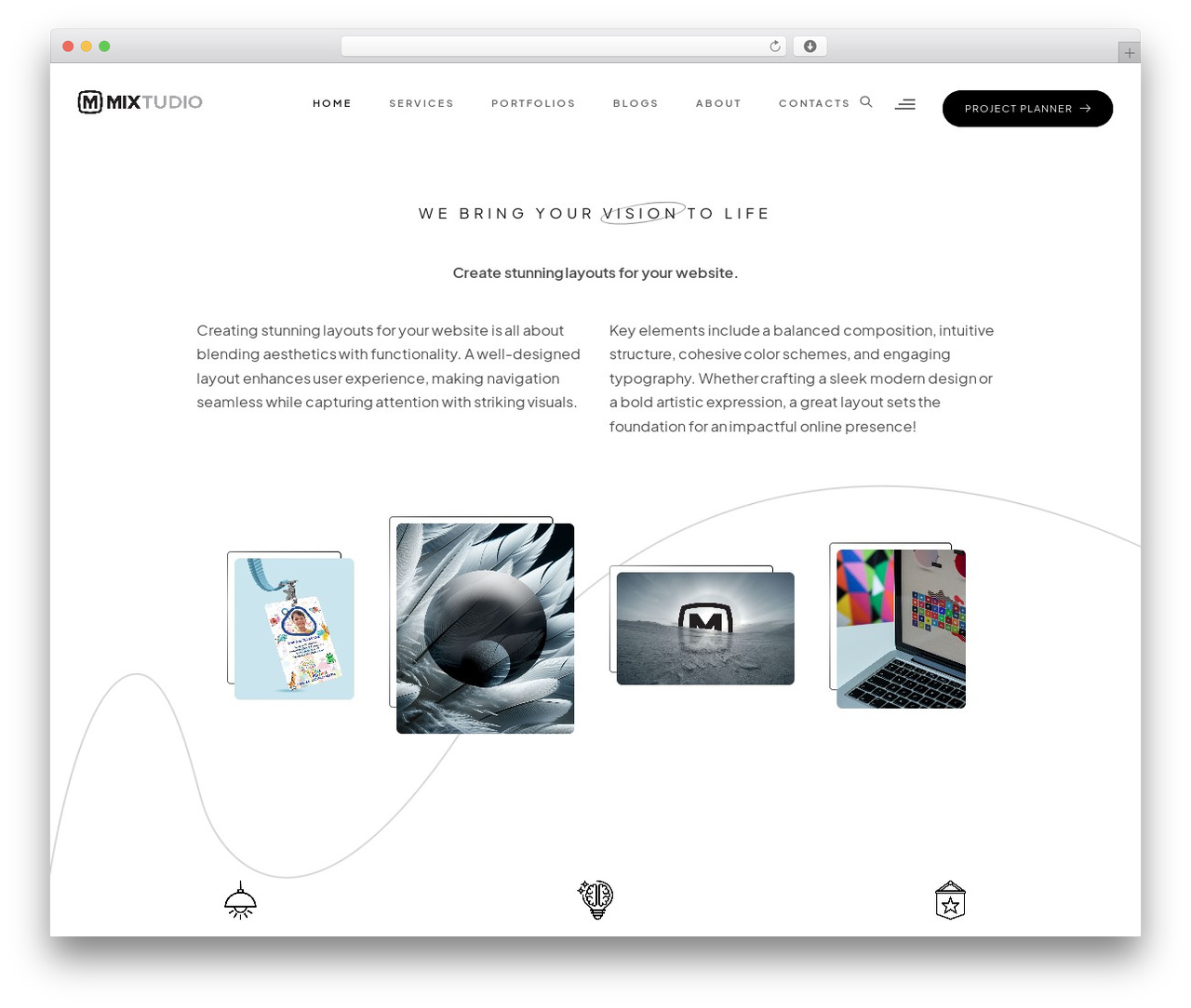Pine theme WordPress - mixtudio.com Pine theme WordPress - mixtudio.com