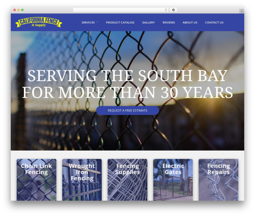 Theme WordPress Reach Local - californiafenceandsupply.com